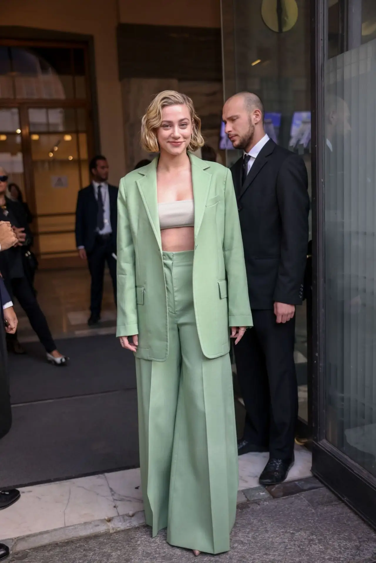 Lili Reinhart Photoshoot in Milan Fashion Week9